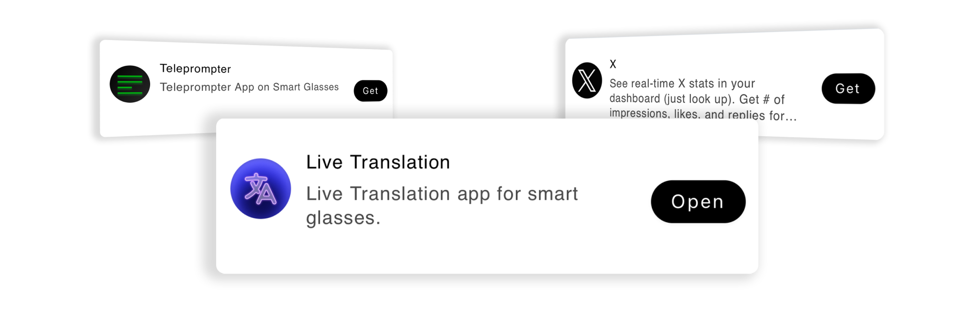 Smart Glasses Apps Control - Desktop