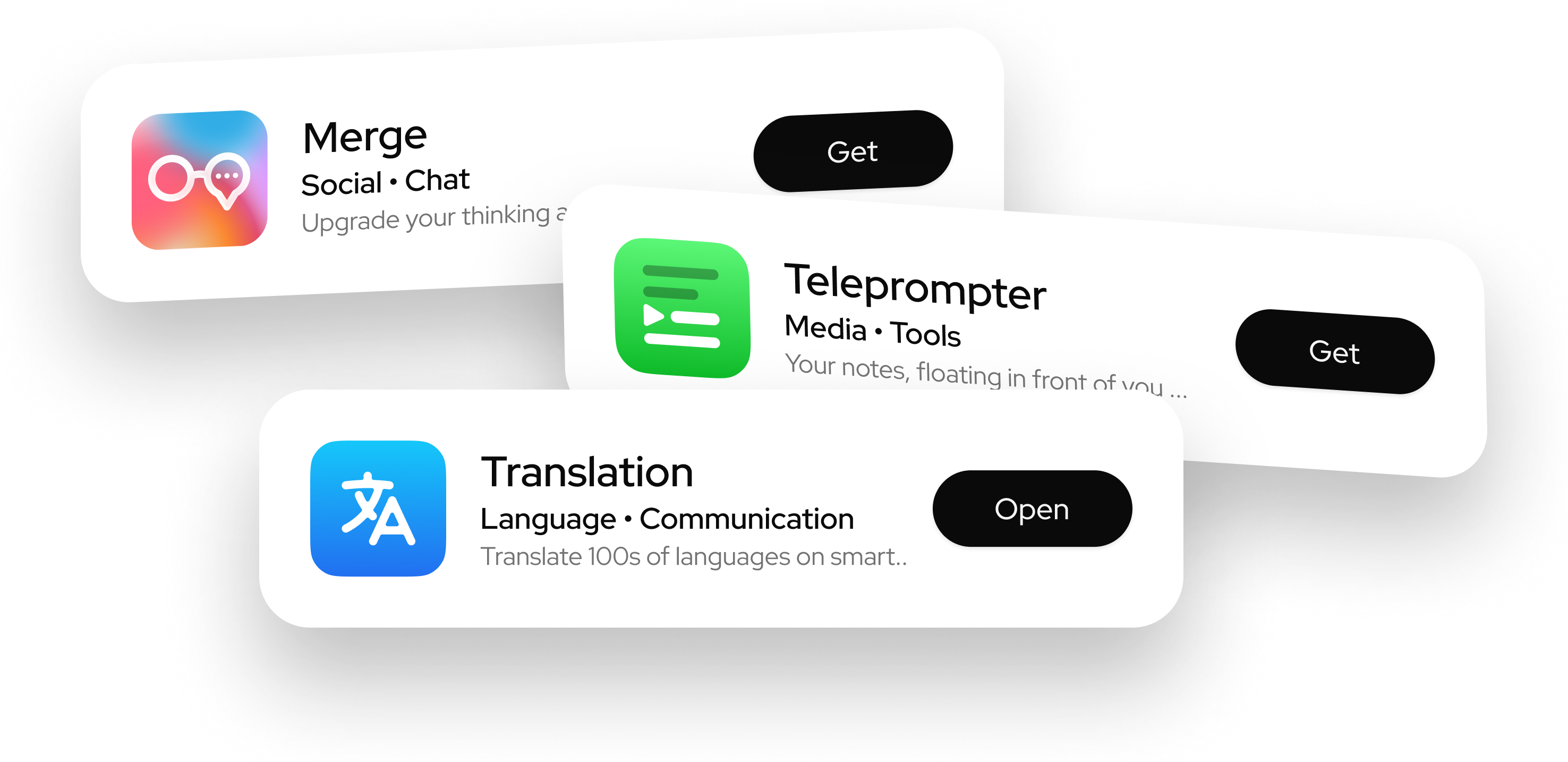 Smart Glasses Apps Control - Mobile